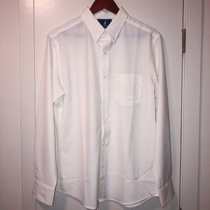 Wool & Prince Button-Down White Oxford Dress Shirt